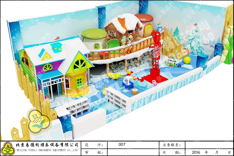 冰雪风格淘气堡设备