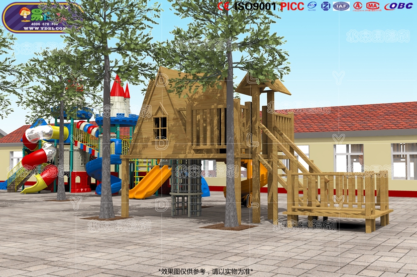 幼儿园户外滑梯落地规划